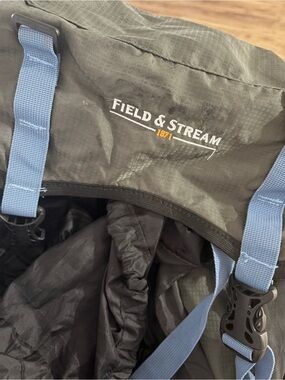 Field & Stream Olive Backpack with Light Blue Straps